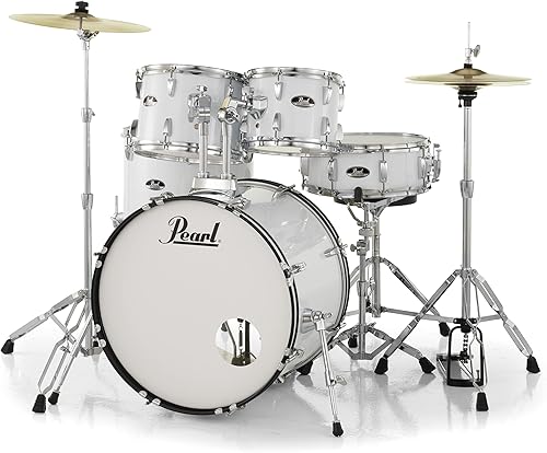 Miniatura 75 de Pearl Roadshow (RS525WFC/C707) - Juego completo de batería de 5 piezas con platillos y soportes, color bronce metálico