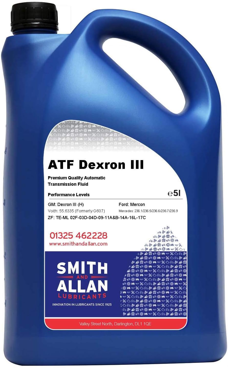 ATF DEXRON 3 DIII D3 Automatic Transmission Fluid Dexron III 5 Litre 5L