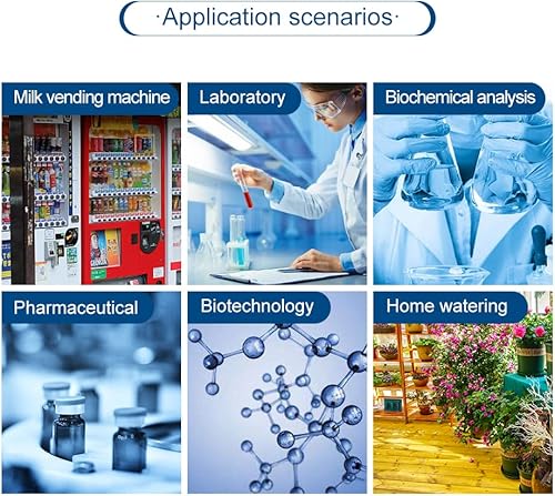 Miniatura 6 de Bomba peristáltica 0.0-202.9 fl ozmin Bomba dosificadora líquida 12V con tubo de 3.3 ft para sistema de dosificación de transferencia de líquidos