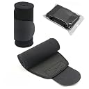 Aibing Premium Sauna Sweat Belt for Weight Loss – Waist Trainer Stomach Trimmer for Men & Women – Non-Tearable Neoprene Waist Belt for Gym, Workout & Fat Burn Adjustable Strap (Black, Free Size) gallery image