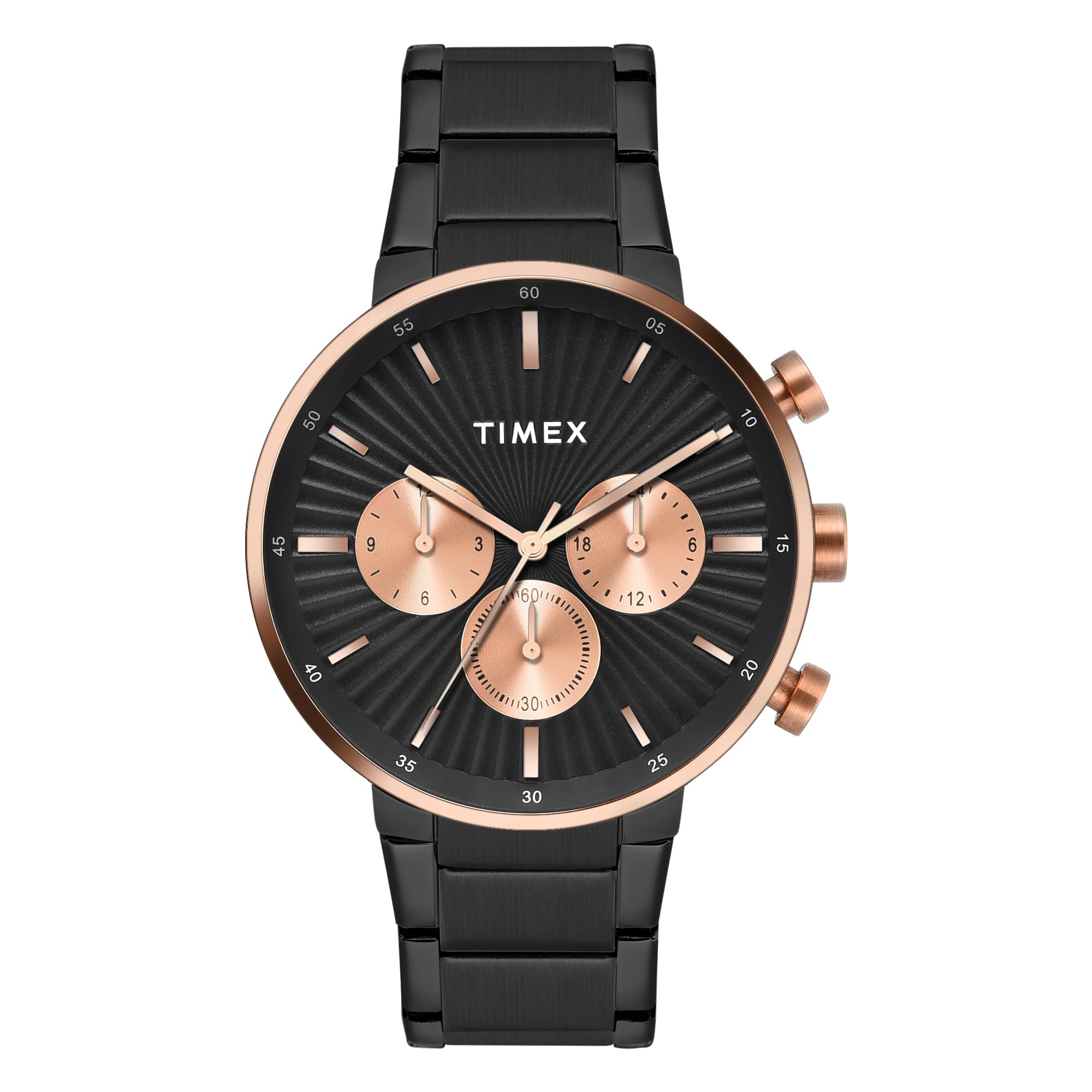 TIMEX Black Round Dial Analog Men's Watch - TWEG28402