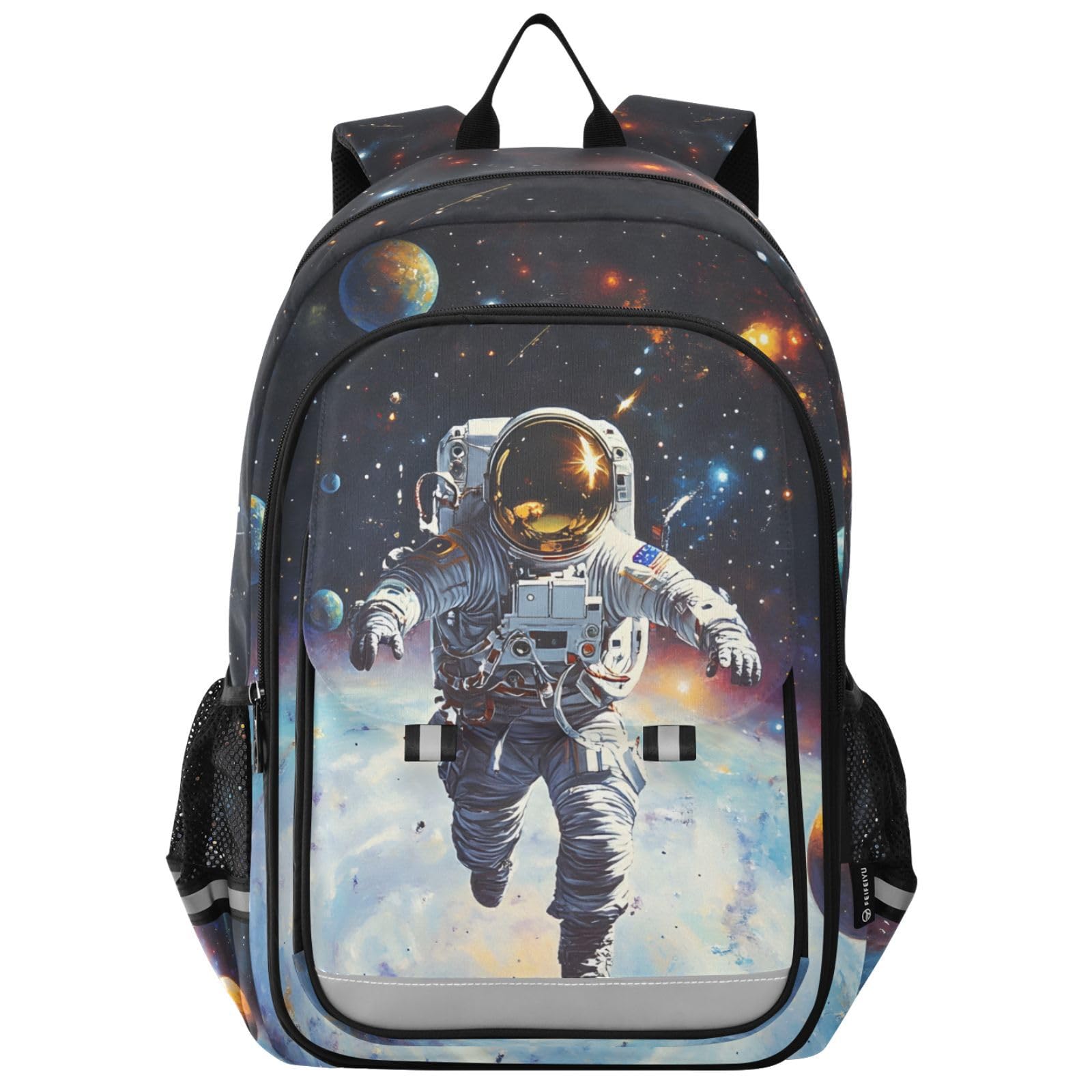 Astronaut Space Galaxy Backpack for Boys Girls Kids Elementary Middle School Bag Laptop Backpack Travel Rucksack