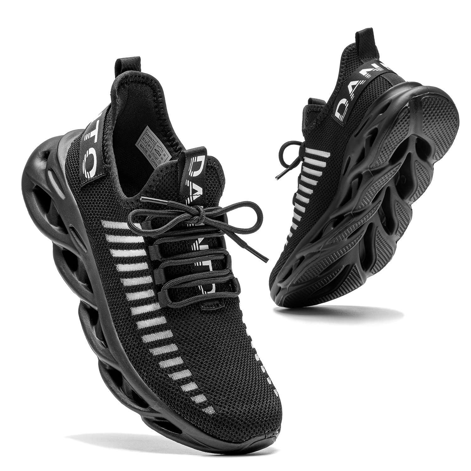 Dannto Scarpe da Ginnastica Uomo Donna Sneakers Running Sportive Basket Outdoor Respirabile Mesh Scarpe da Corsa Tennis Fitness Unisex