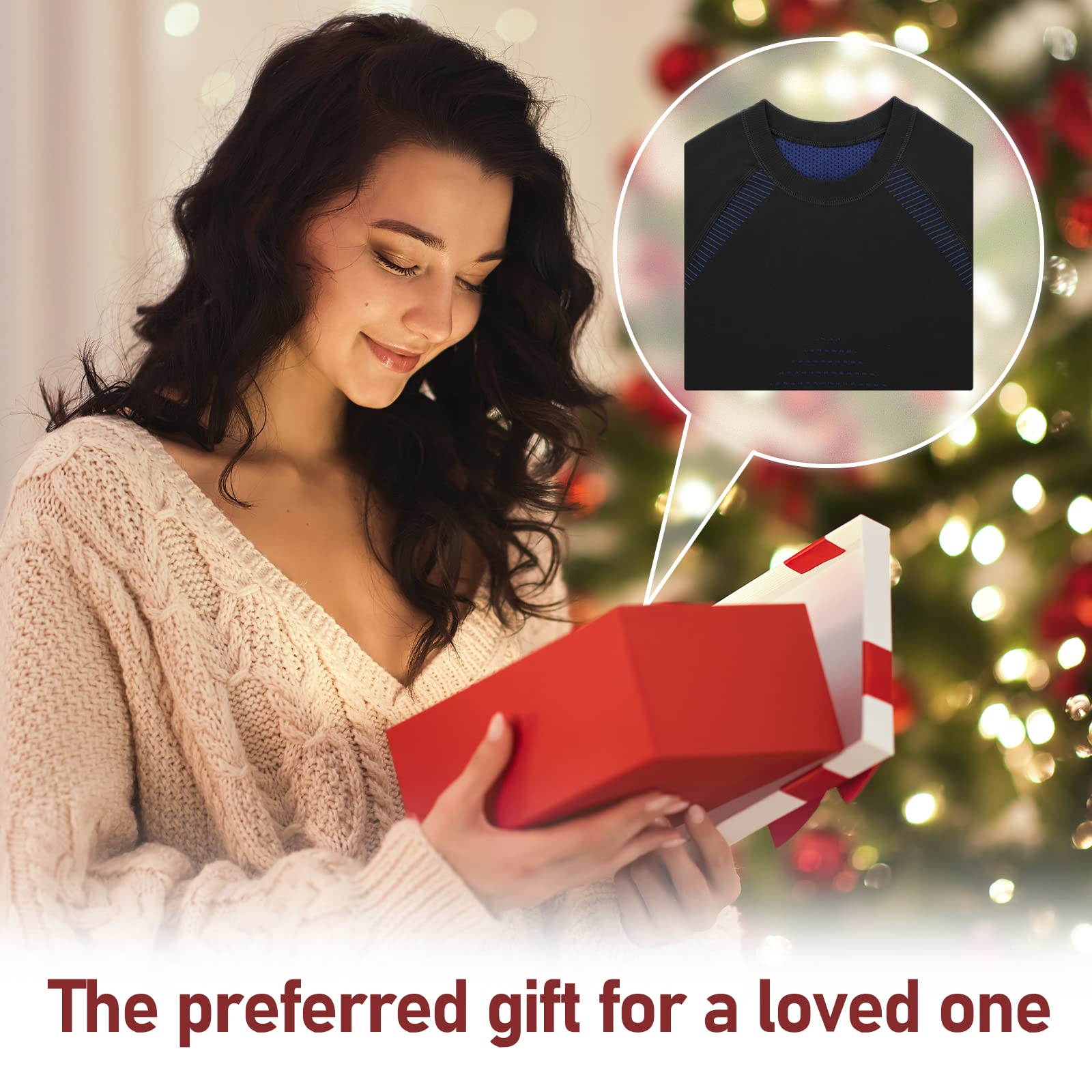 Homord Intimo Termico Donna Maglia Termica Donna + Pantalone Base Layer Riscaldante Traspirante ad Asciugatura Rapida Tuta Termica Termici Base per Ciclismo Trekking Skiing Yoga