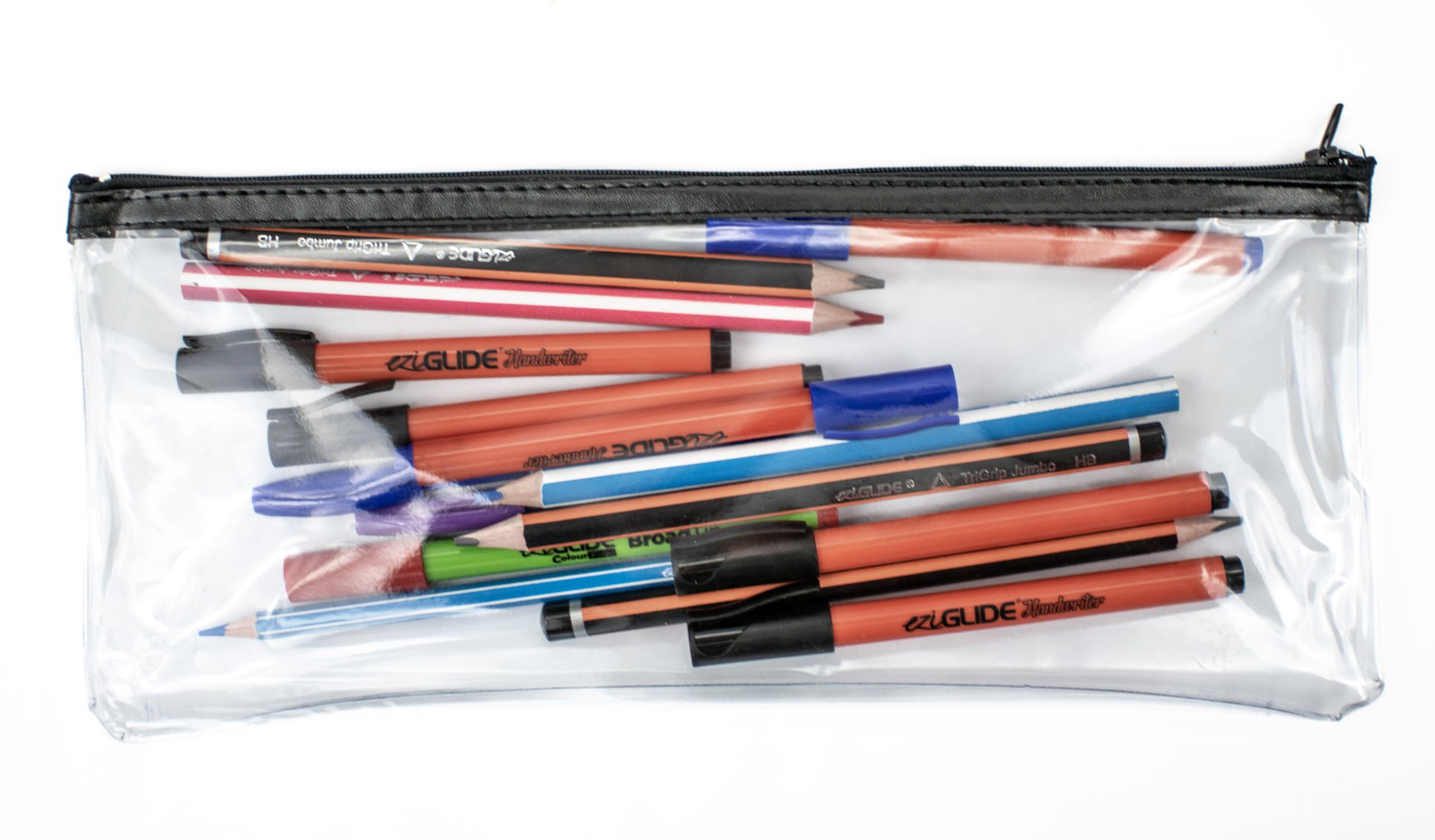 Durafile Clear Pencil case, Pack of 4 - Image 2