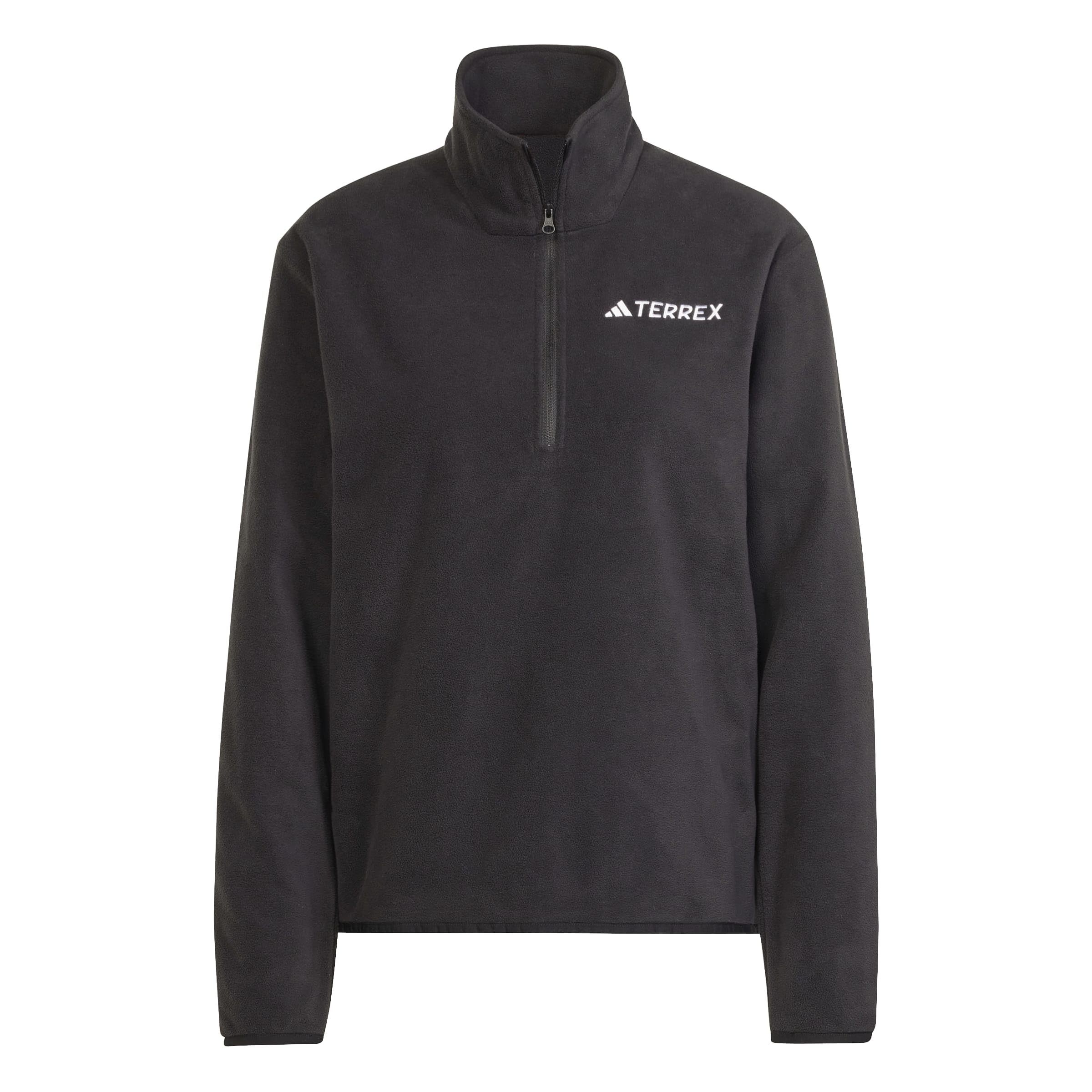 adidas Terrex Womens Outdoor Multi Essentials 1/2 Zip Fleece Jacket, Black, Size Xs, Women