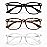 CHEERS DEVICES Reading Glasses for Men, Eyeglasses, Blue Light Readers for Men Women, Computer Eye Glasses, Cheaters - 3 Pair (1.5)
