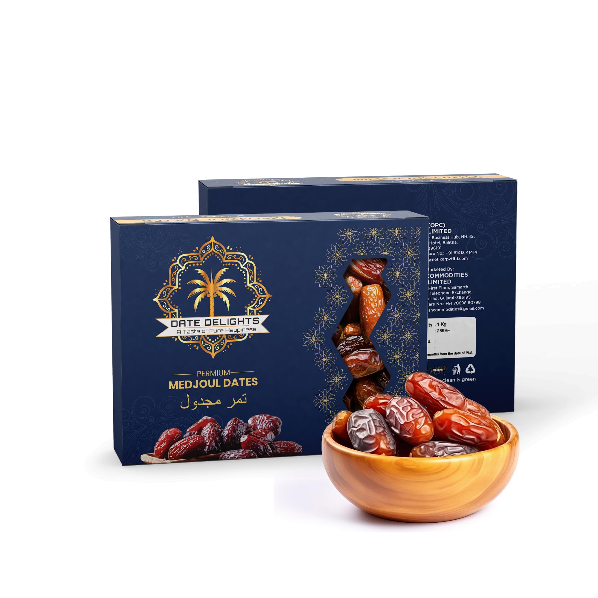 DATE DELIGHTS Super Jumbo Fresh Medjoul Dates - Largest Quality| Medjool Dates | 100% Natural | High in Calcium | Iron | Potassium | Instant Energy Boost (1 Kg) (B0CL9KHHTV) Amazon Price History, Amazon Price Tracker