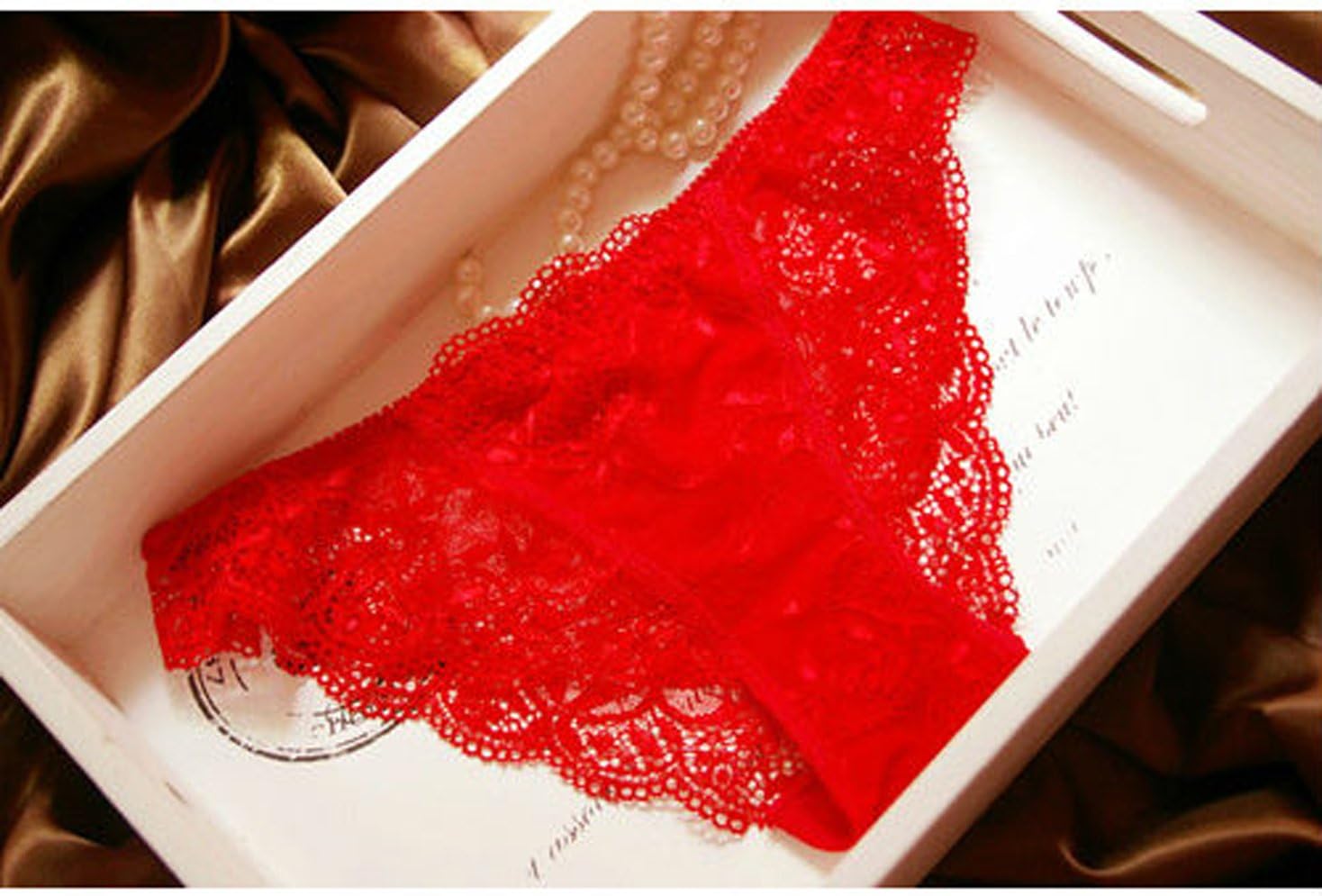 Women's Lumiere Lace Push Up Embroidery Bras Set Lace Lingerie Bra and Panties - Image 6
