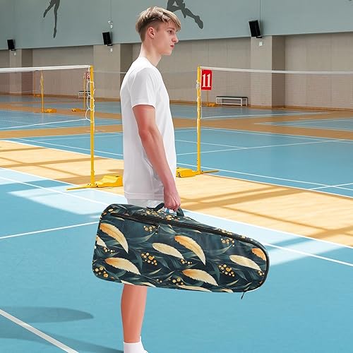 Miniatura 8 de Tenni - Bolsa de raqueta de bádminton ligera para pampas, bolsa de bádminton para adolescentes, niños, niñas, hombres y mujeres, accesorios para