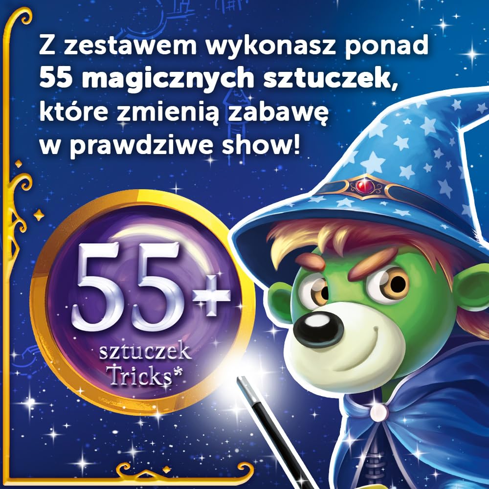 Trefl - Magiczne Sztuczki, Spy Guy, Mega Skarbiec Magika | Dla Dzieci 6+, Zestaw Iluzjonisty, Rekwizyty do Sztuczek, Magia, Wysoka Jakość, Rodzina Treflików, Kreatywna Zabawa