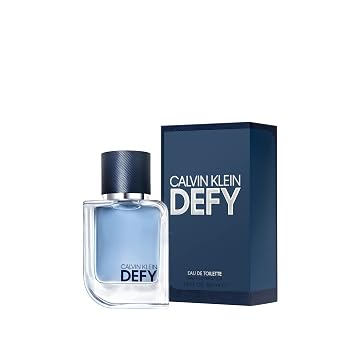 Calvin Klein Defy Eau de Toilette Woody Men's Cologne With Notes of Bergamot Oil, Lavender Absolute & Vetiver Oil Long Lasting Fragrance