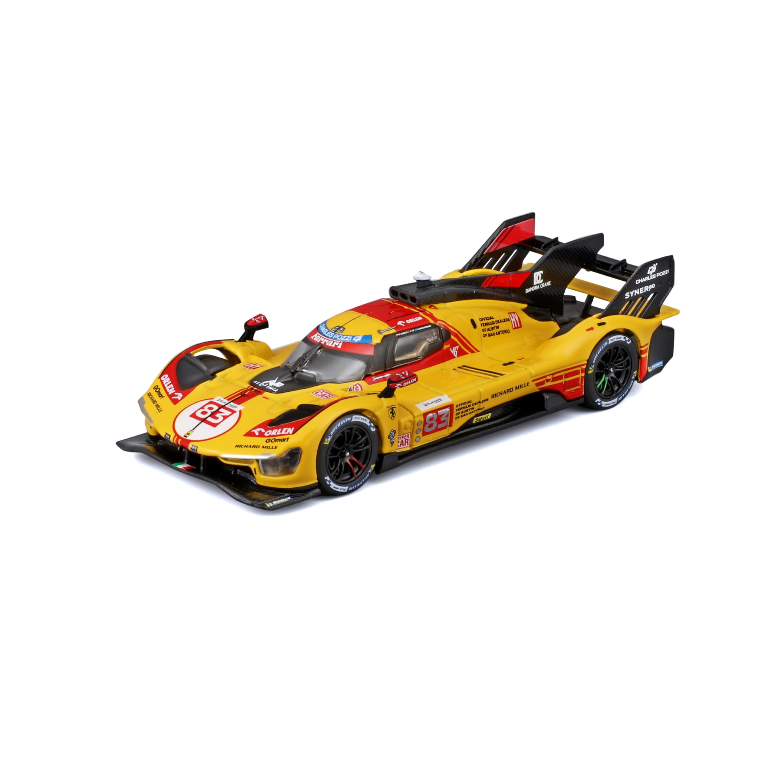 Amazon | Bburago 2024年モデル 1/43 フェラーリ 499P 3.0L ターボ V6