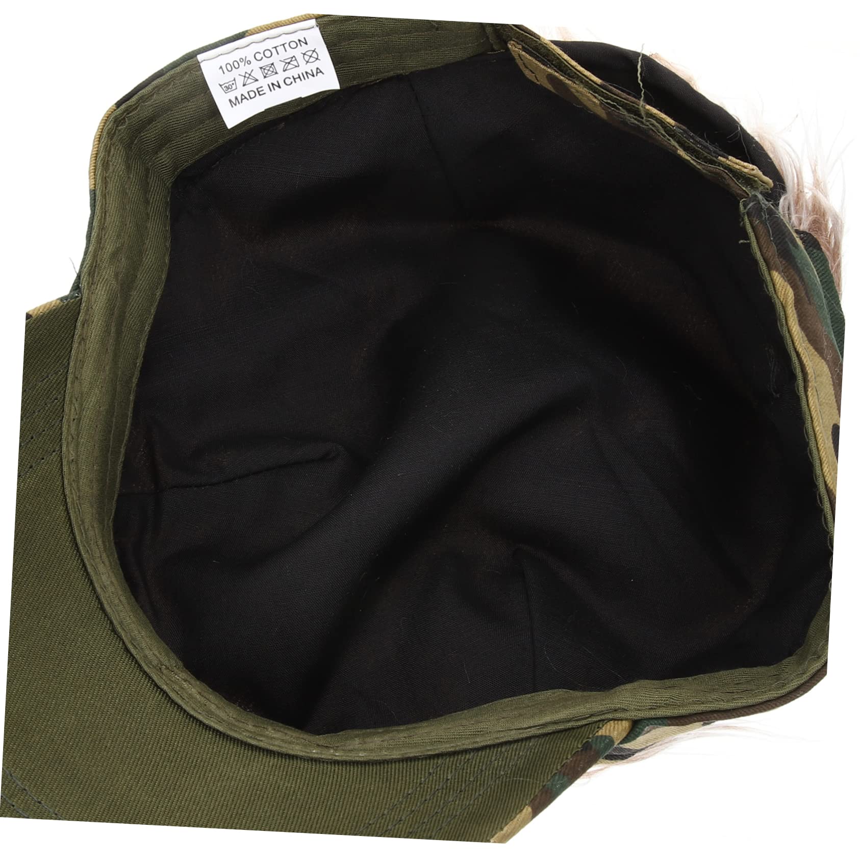 Healvian Sombrero de Béisbol Unisex con Peluca Gorro de Sol para Actividades Aire para Eventos