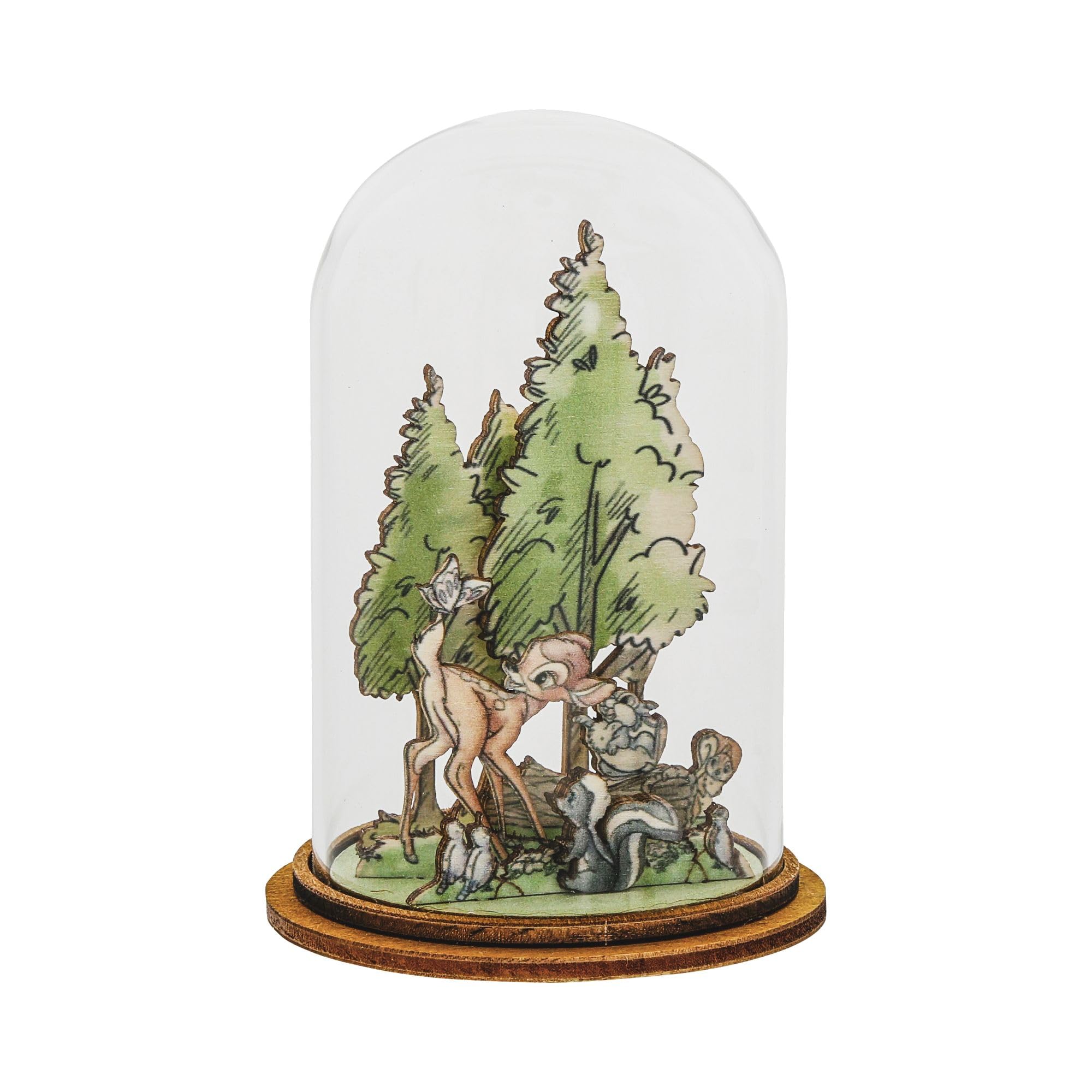 Enesco Multicolour Enchanting Disney Collection Woodland Wonder Wooden Figurine