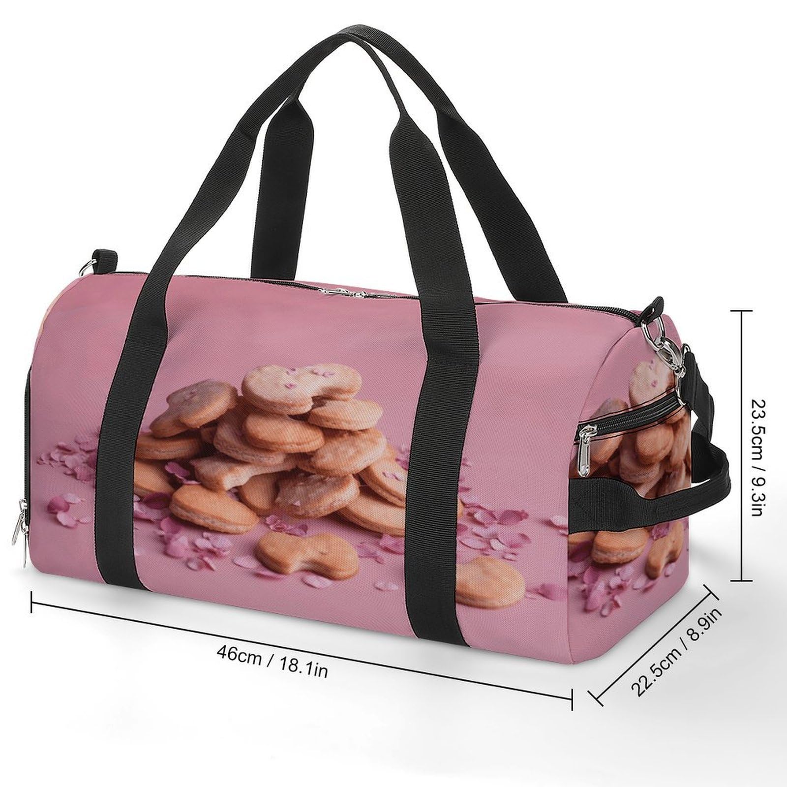 Bolsa de gimnasio ligera para alimentos, bolsa de viaje con compartimento para zapatos, bolsa de gimnasio para mujer, para pasar la noche, fin de semana, yoga, gimnasio, viajes de negocios, deportes y