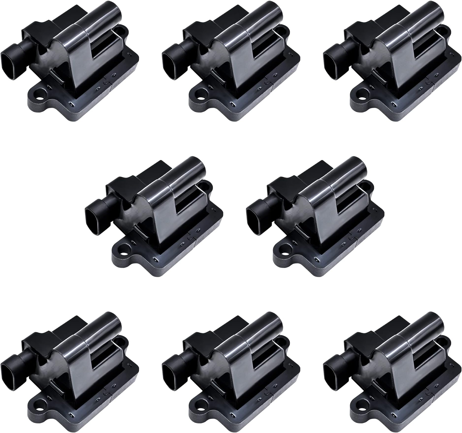 Set of 8 Ignition Coils Pack Compatible with Cadillac Escalade Chevy Tahoe Silverado Avalanche Suburban GMC Savanna Sierra Yukon 5.3L 6.0L 4.8L Replacement for 5C1083 C1208 UF271 D581