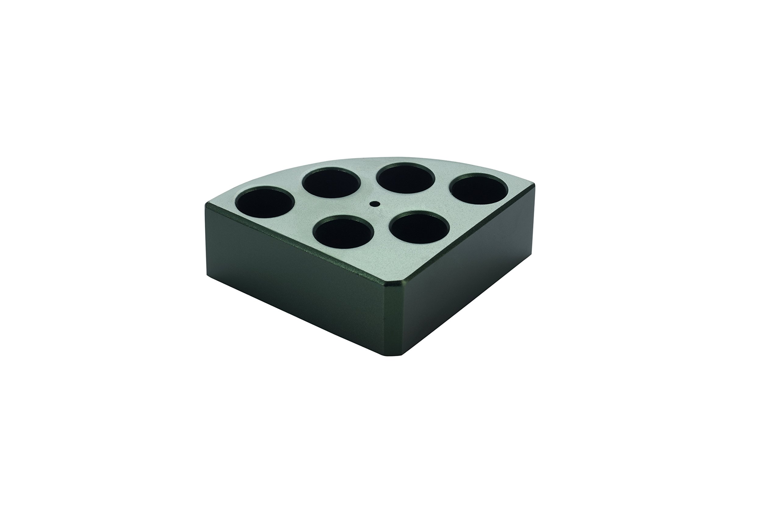 Neolab D-8305 Bloc de Réaction Sunlab, Aluminium, 1/4 Segment de District, 6 Alésages, Vert