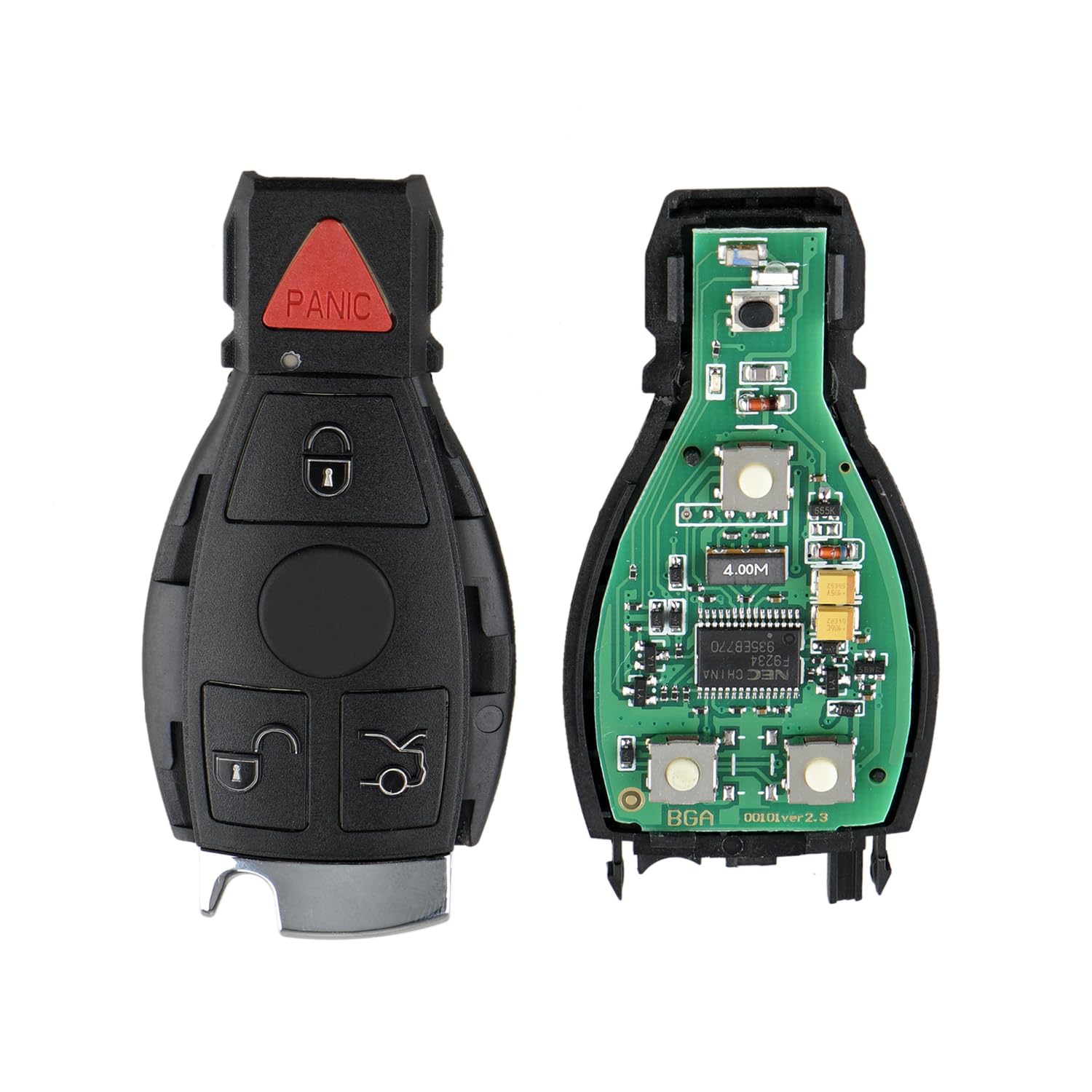 4-Button Remote Fobik Key Fits 1997-2014 Mercedes Benz / IYZ-3312 - Foto 13