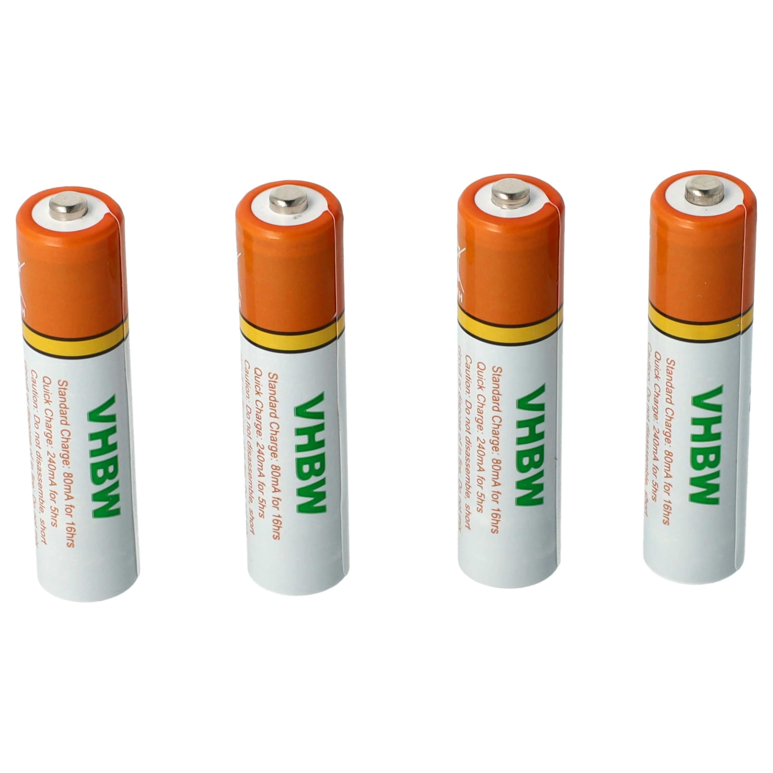 vhbw 20x AAA Micro Akku kompatibel mit Unify OpenScape S5 schnurlos Festnetz Telefon (800 mAh, 1,2 V, NiMH)