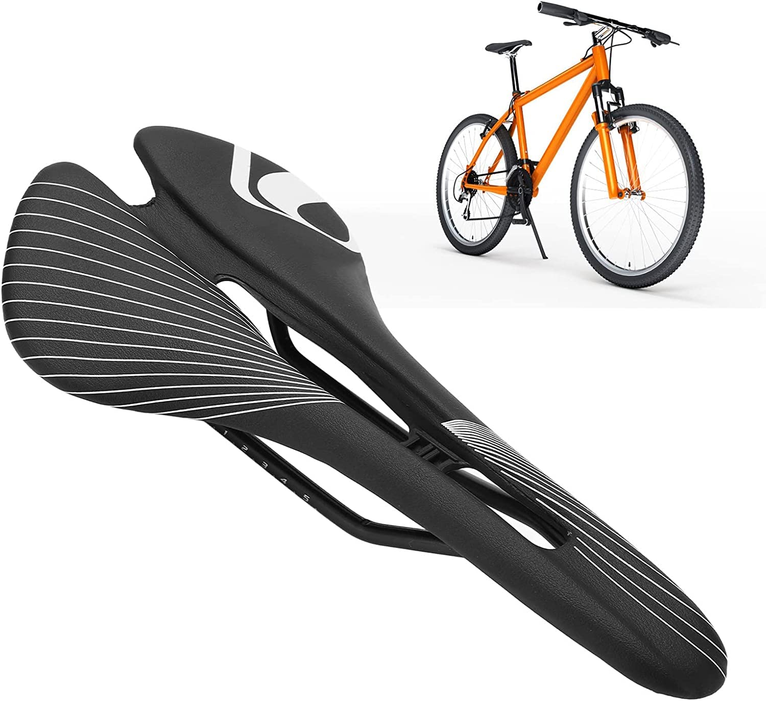 Selle De Vélo Route TRIFOX ROD100 - Respirant Confort Coussin - 265mm