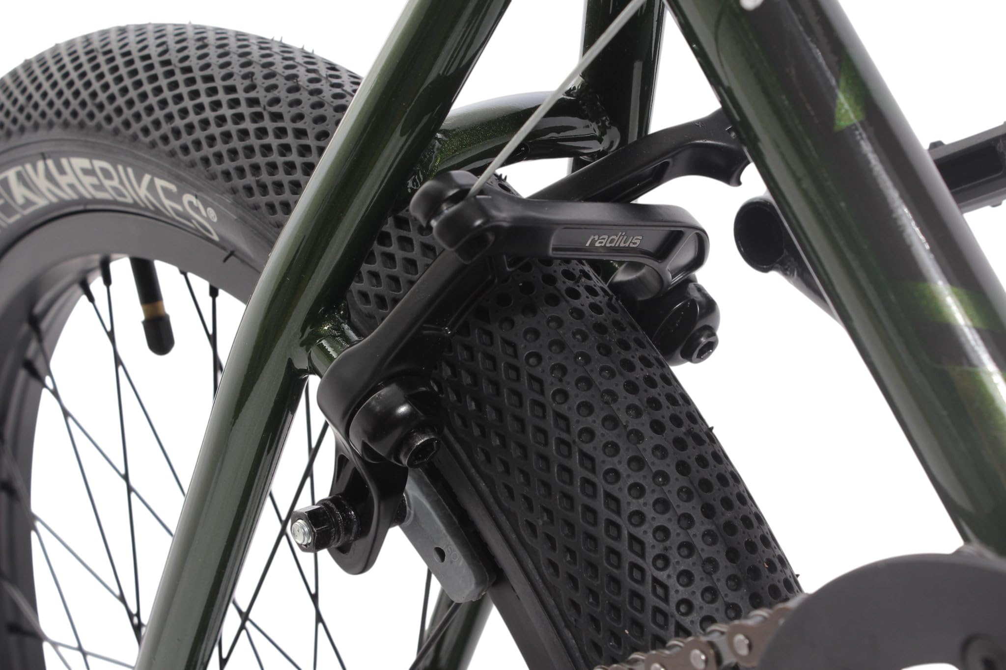 KHE Unique PRO 20 pollici BMX 10,2 kg - 100% CrMo Telaio Butted - 48 Spline Cava - MID BB - Cerchi a doppia camera - Grindguard - Street BMX Pro