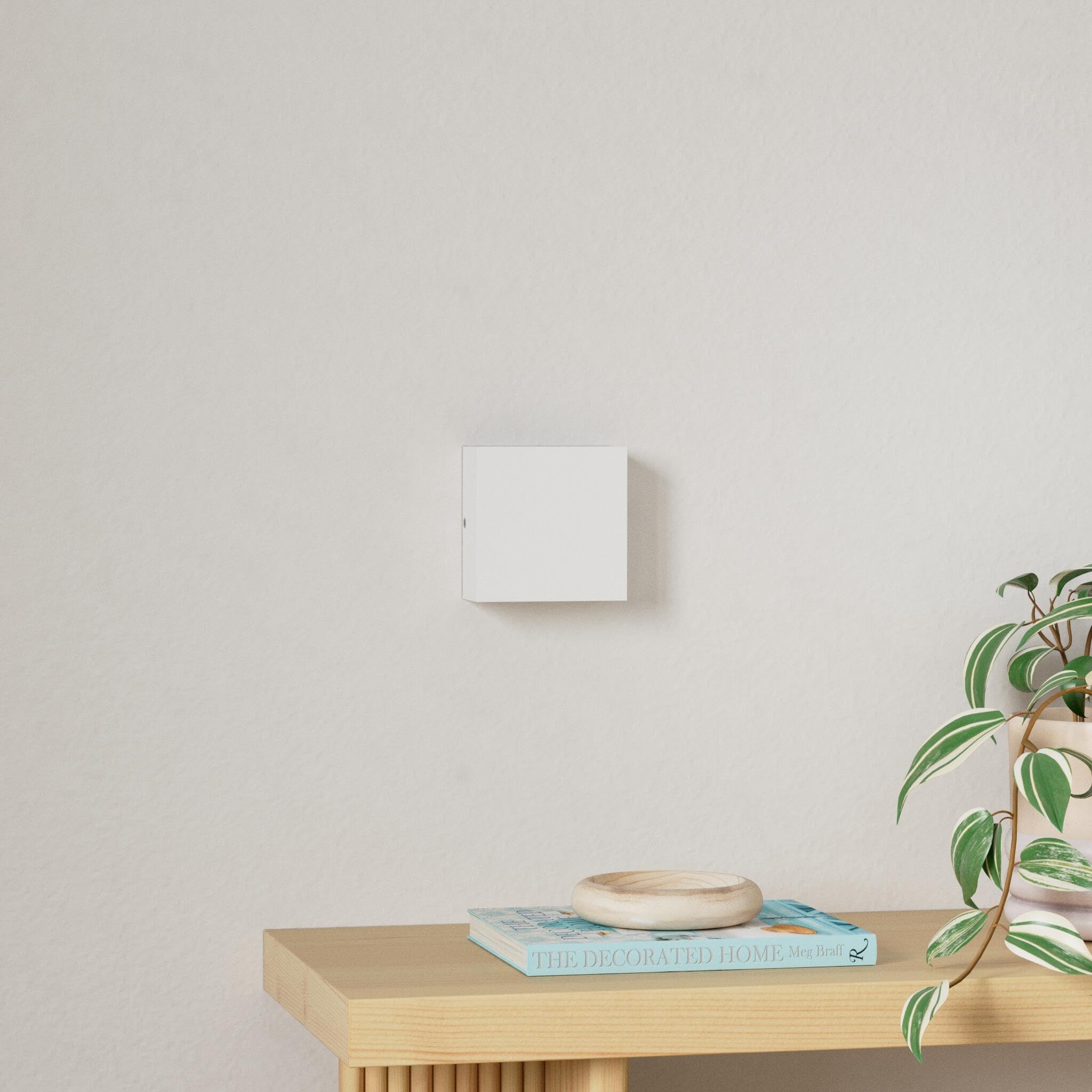 Applique da Parete Interno Moderno Led, 2 Pezzi 7W Lampada da Parete in Alluminio Bianco Caldo 3000K Lampada da Muro per Salotto, Bagno, Camera da letto