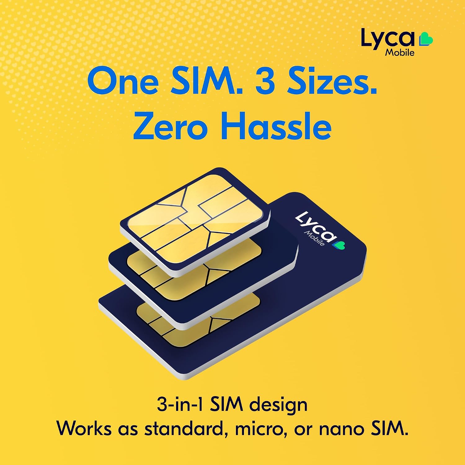 Lyca Mobile USA Prepaid 5G/4G SIM Card | $19 Plan | Unlimited Talk, Text & Data | 5GB High Speed Data (5GB Hotspot) | 30 Days