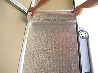 Vista 7 de US Energy NASATECH (Pre-Cortado para 17 Paneles) Kit de Aislamiento Reflectante para Puerta de Garaje de 2 Coches (R8) de 1/4 de Pulgada de Grosor