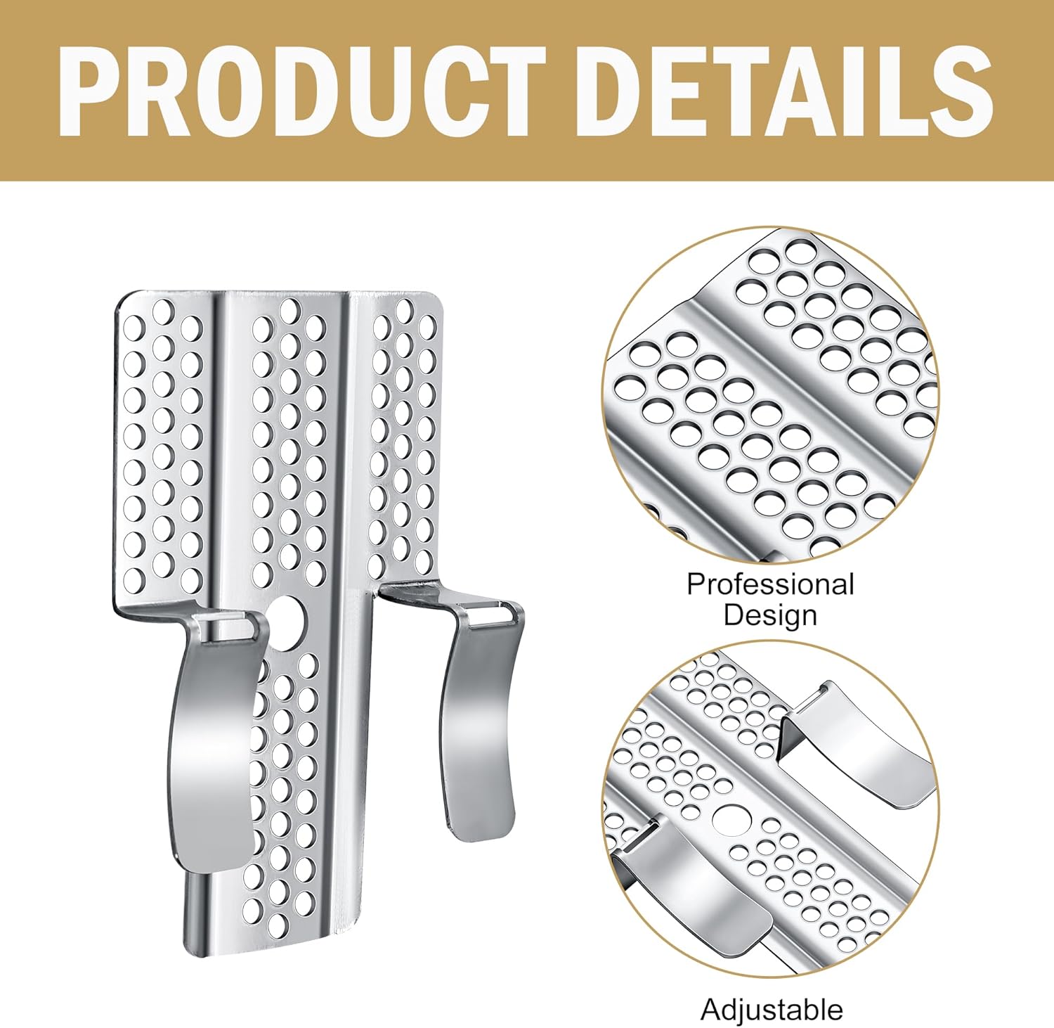 moonoom 32 Pack Drywall Repair Clips, 1/2 inch Drywall Fastener Clip with 64 Screws, Stainless Steel Wall Patch Clips for Damaged Walls Repairing