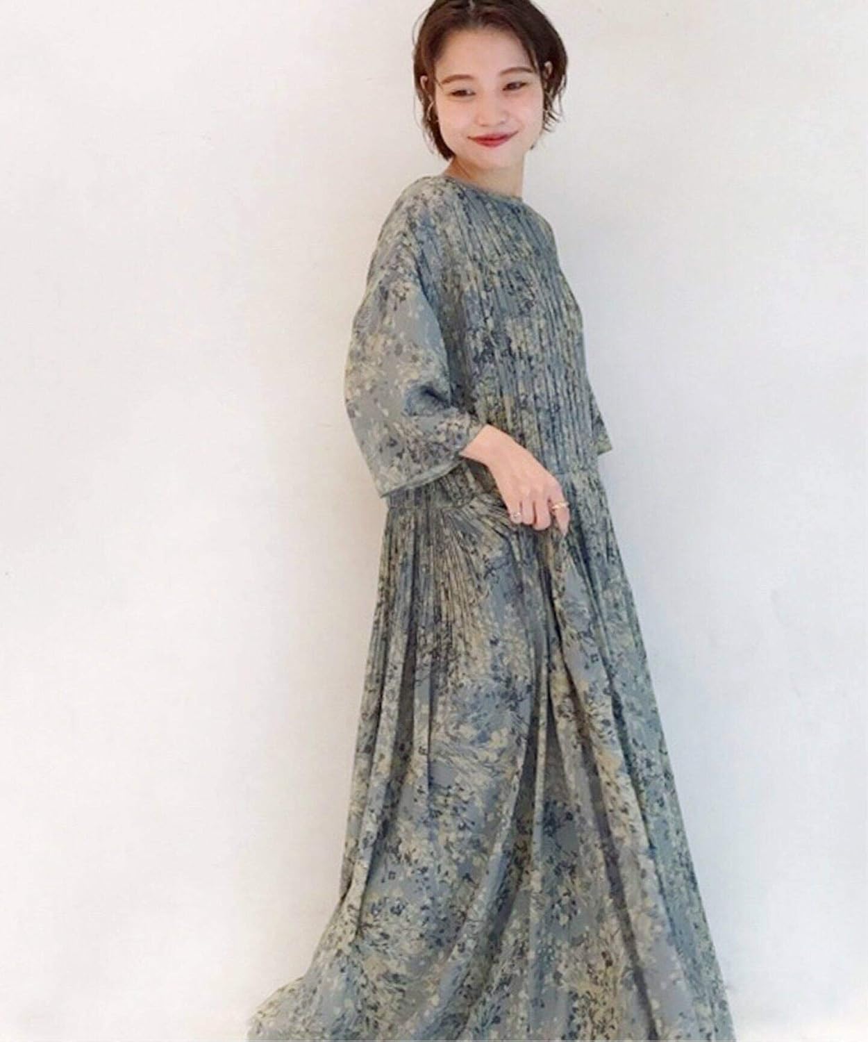 Amazon Co Jp クラネ Clane クラネ Flowing Frower One Piece ワンピース S ブルー A 服 ファッション小物 Amazon Co Jp クラネ Clane クラネ Flowing Frower One Piece ワンピース S ブルー A 服 ファッション小物