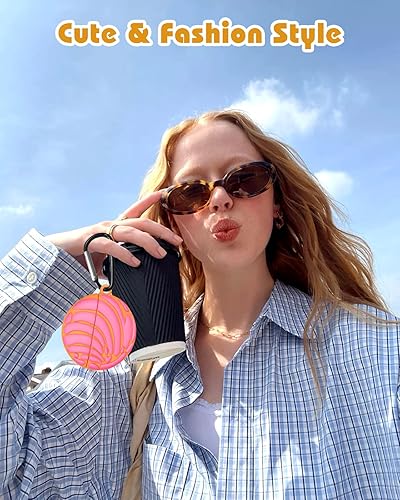 Miniatura 5 de Boaretiu - Funda para AirPods Pro 3, funda de silicona suave 3D con llavero para mujeres, niñas, adolescentes, comida femenina, divertida, única,