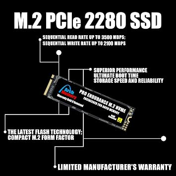 Replacement for Lenovo 5SS0W79493 1TB M.2 2280 PCIe (4.0 x4) NVMe Solid State Drive for ThinkStation P350 Workstation30E6