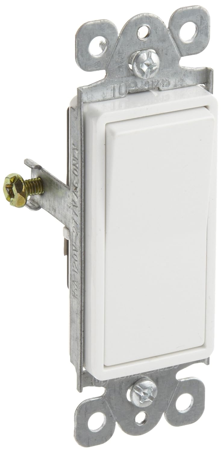 Morris Products 82101 Garbage Disposal Decorator Switch White Momentary