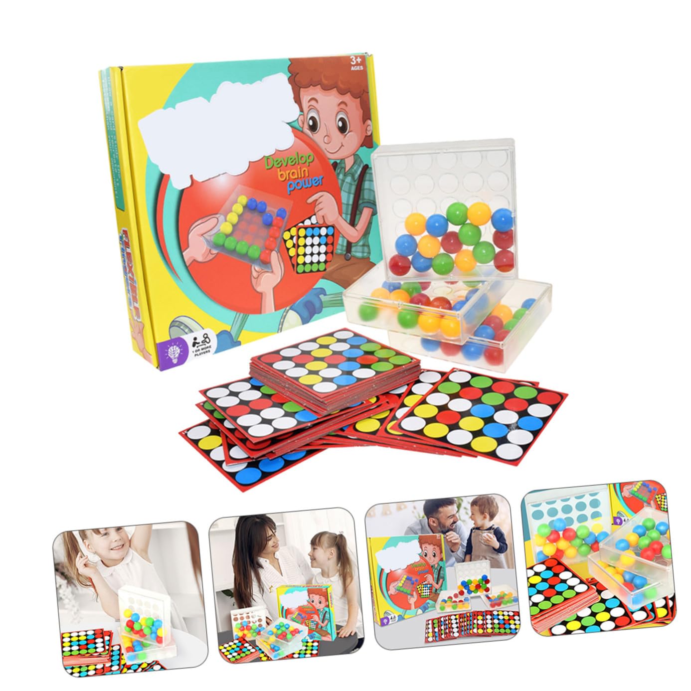 ifundom Wurfspielset für Kinder aus Kunststoff und Papier Pädagogisches Fingerspielzeug zur Problemlösungsfähigkeit und Handlichen Tragbarkeit für Outdoor und Rollenspiele