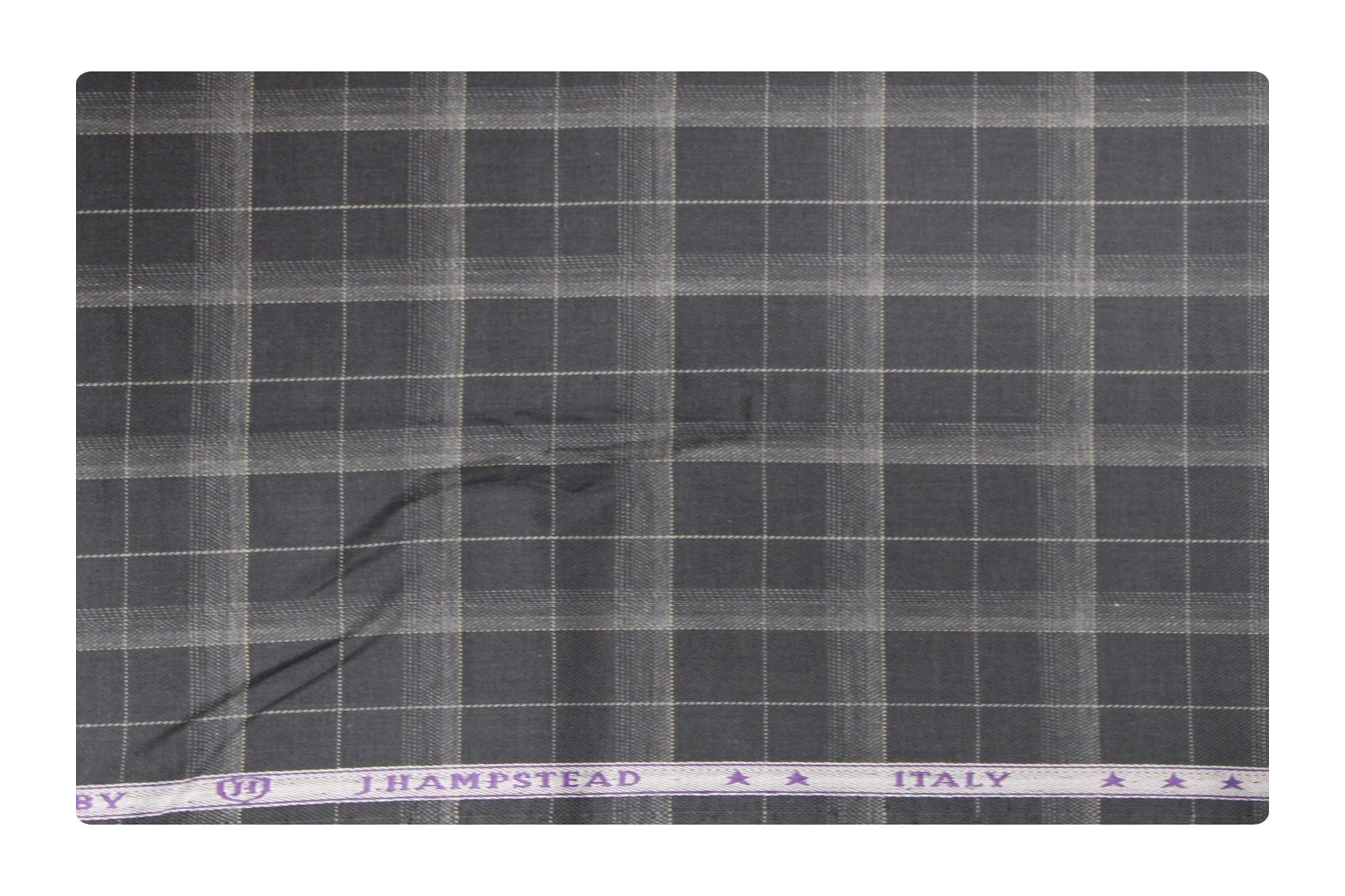 Men's Pure Cotton Solid Unstitched Shirt Fabric 1.60 Mtr. J1002-image-49