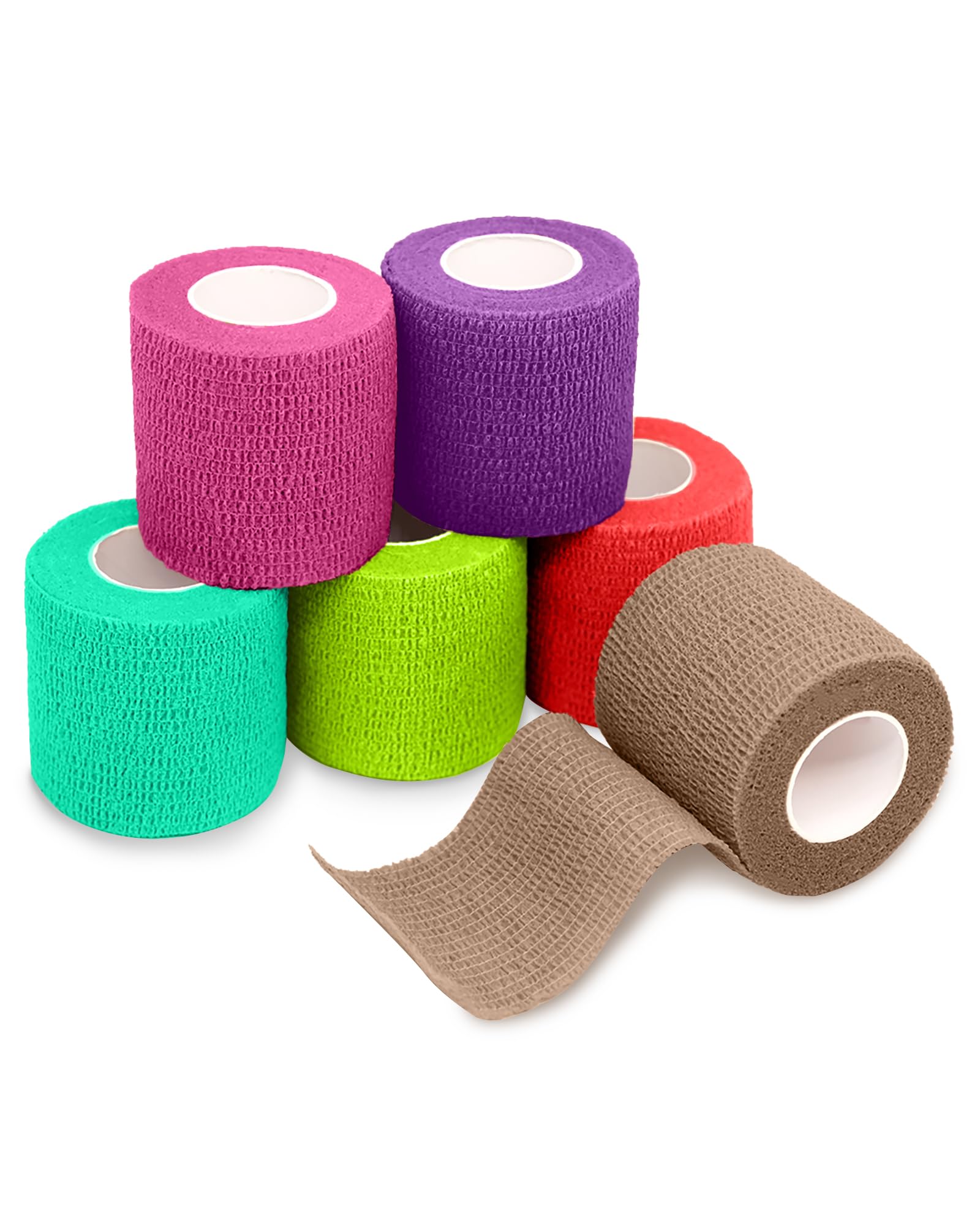 FriCARE Self Adhesive Bandage Wrap, Medical Tape in First Aid Kit