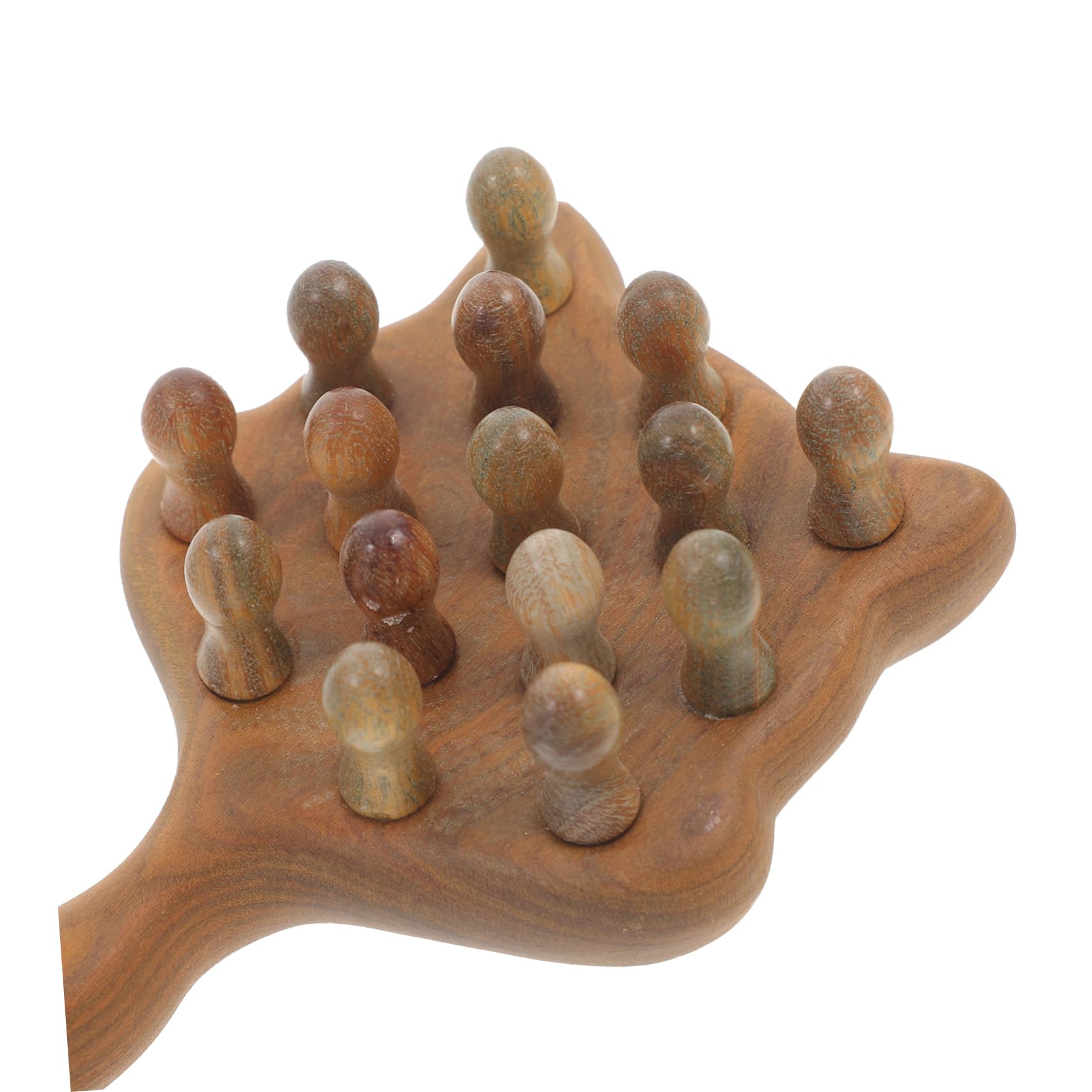 FOMIYES 3pcs Cat Massage Comb Massage Tools Scalp Massager Hair Combs Handheld Massage Comb Body Massage Tool Wood Craft Massage Comb Tool Wooden Massage Comb Brown Sandalwood