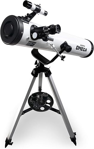 Miniatura 2 de Educational Insights GeoSafari - Telescopio reflector Omega, telescopio para niños y adultos, apoya el aprendizaje STEM, ideal para explorar el