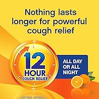Vista 2 de Delsym Medicamento para la tos de 12 horas para adultos, alivio potente durante 12 horas, líquido supresor de la tos con dextrometorfano