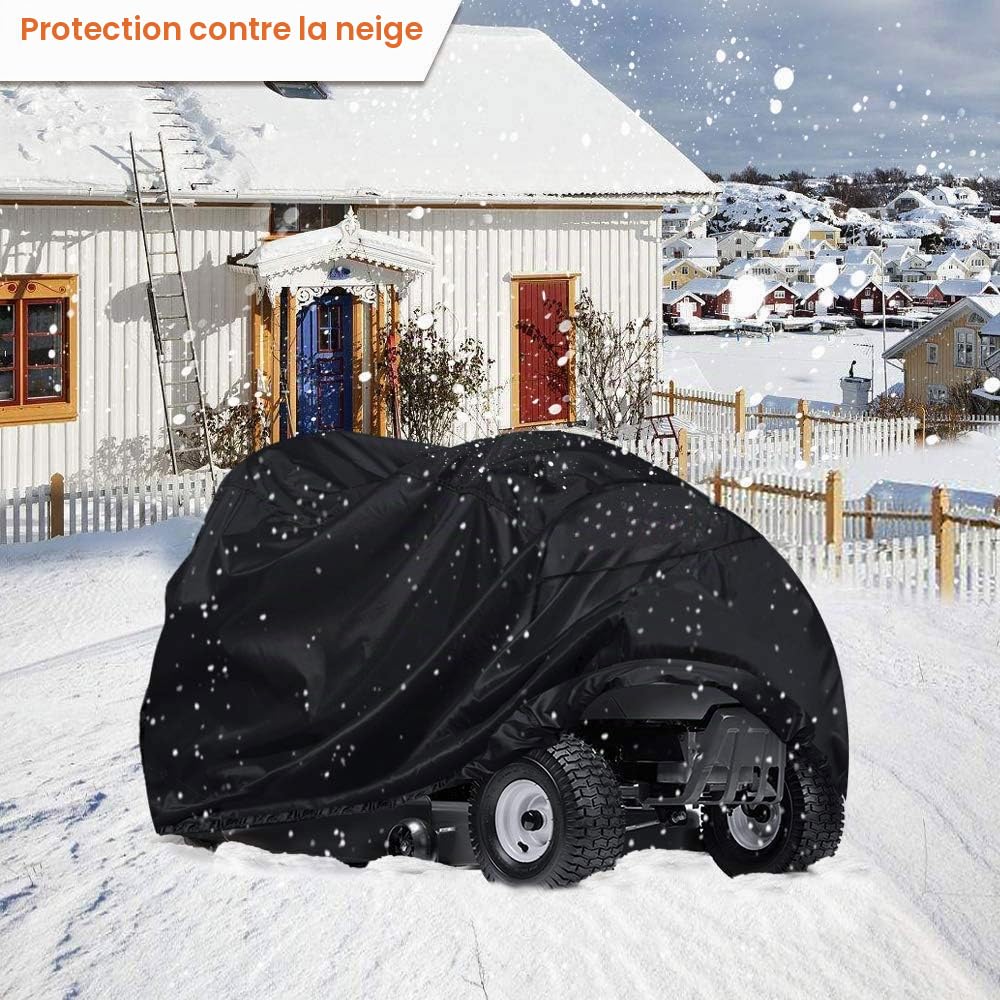 Housse imperméable pour tracteur tondeuse à gazon autoportée, jusqu'à 137,2 cm, polyester Oxford 420D, durable, résistant aux UV, résistant à l'eau