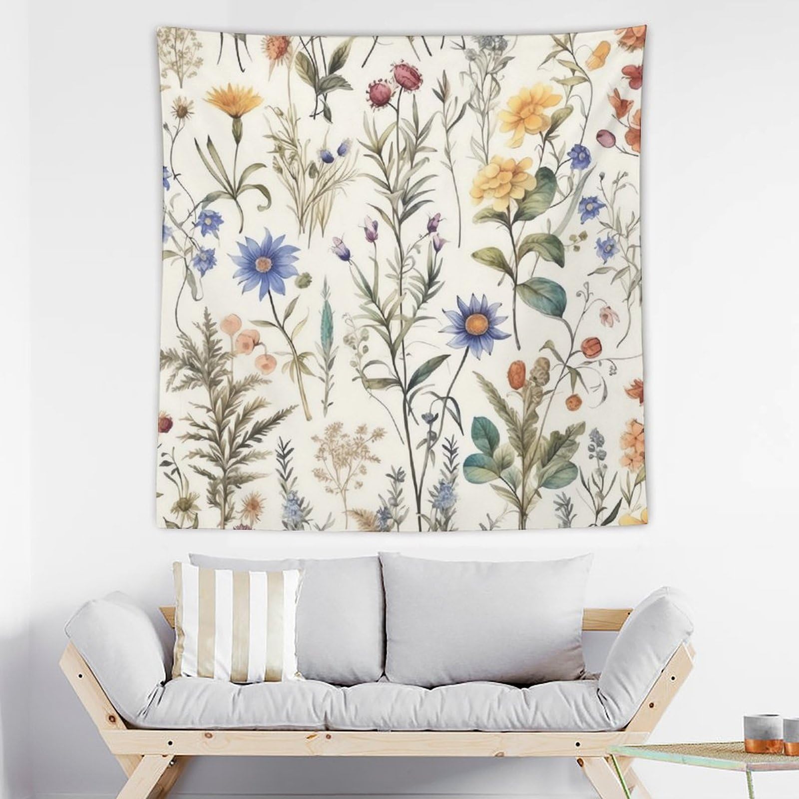Tapisserie murale vintage esthétique, la solution simple pour embellir un dortoir - 8