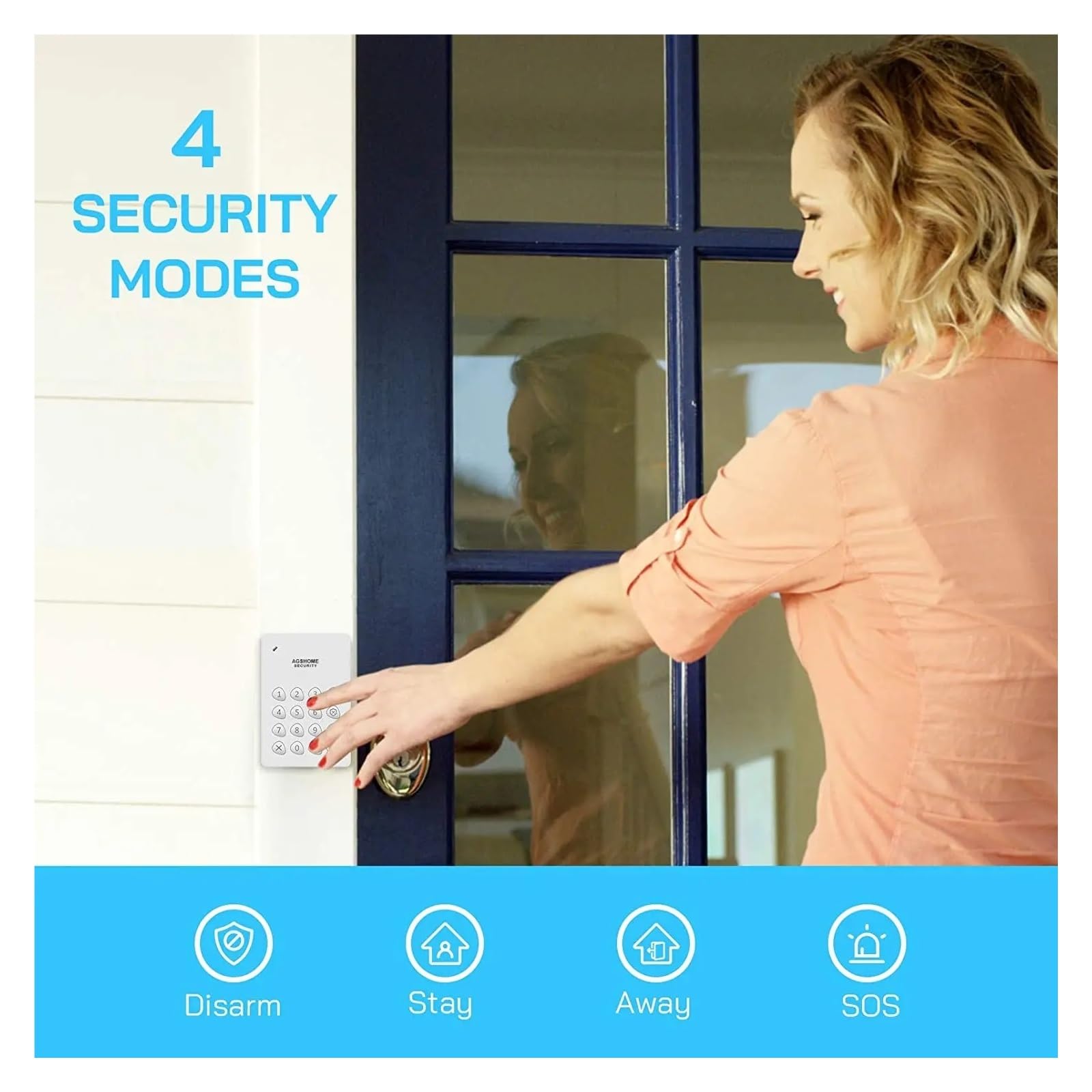 Alarmas De Puerta, Sensor de Ventana de Puerta Tuya RF433, Accesorio Detector de Estado ON Off for de Alarma WiFi DPK1 2 3 4 5 6 7 para La Seguridad del Hogar