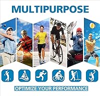 Vista 7 de Polarized Fishing Sunglasses for Men Women, Adjustable Nose Pad, UV400, EMS TR90, ideal for Driving Running Golfing Cycling