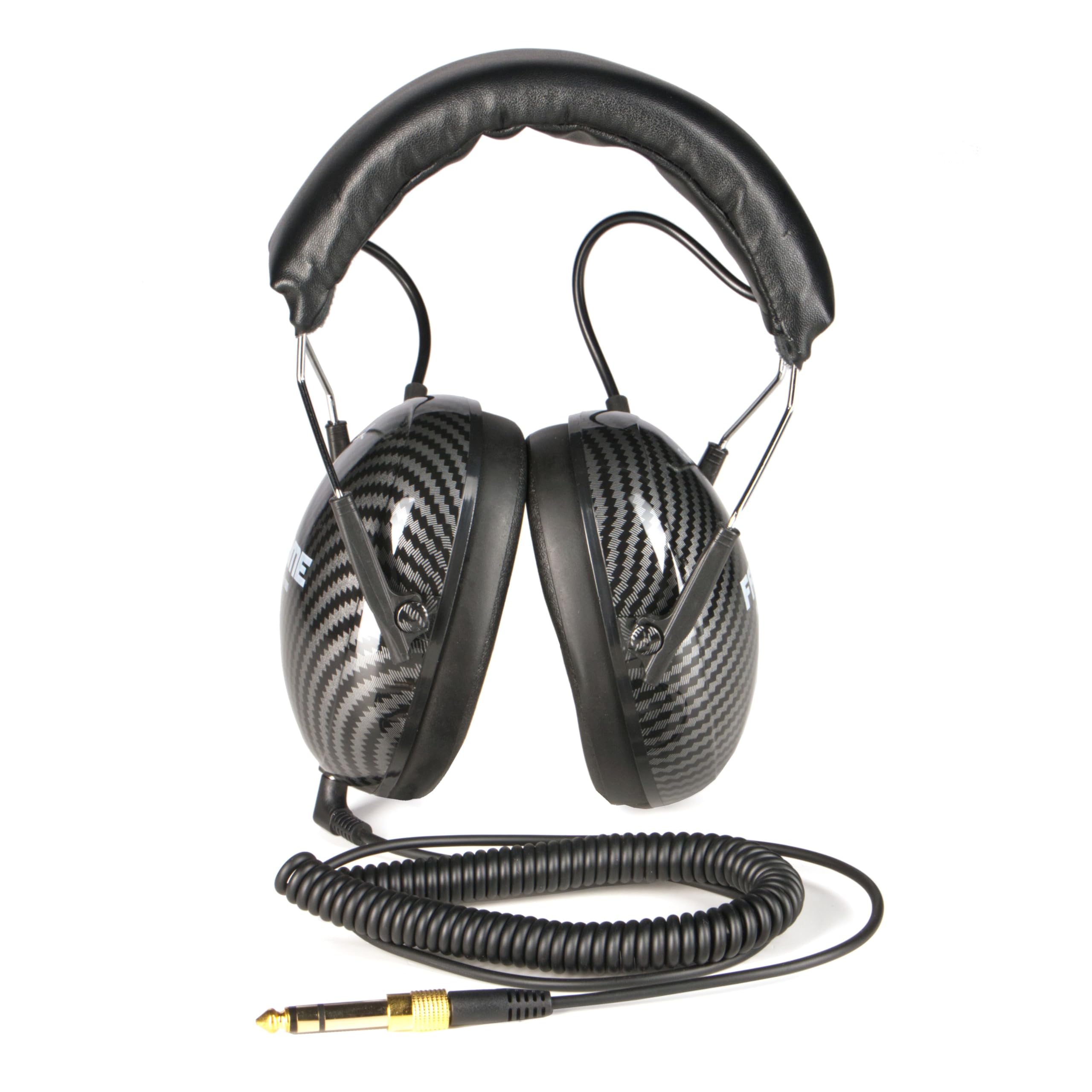Gehörschutz Kopfhörer für Drummer, 25 dB Geräuschisolierung, 40 mm Treiber, 10 Hz-30 kHz Frequenzbereich, 3,5 mm Klinke, 6,3 mm Adapter, faltbar, komfortabel, ideal für Proberaum und Live-Sessions