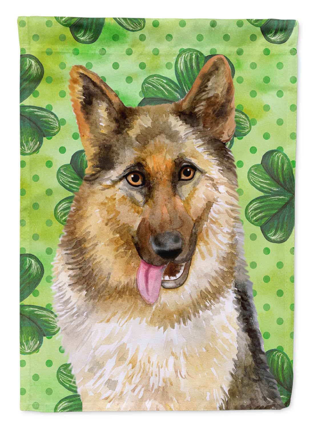 Drapeau de berger allemand St Patrick, le cadeau idéal pour passionnés de chiens
