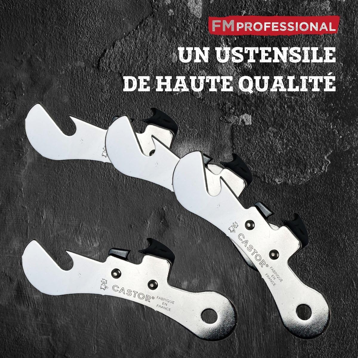FM Professional Can Opener Set of 4