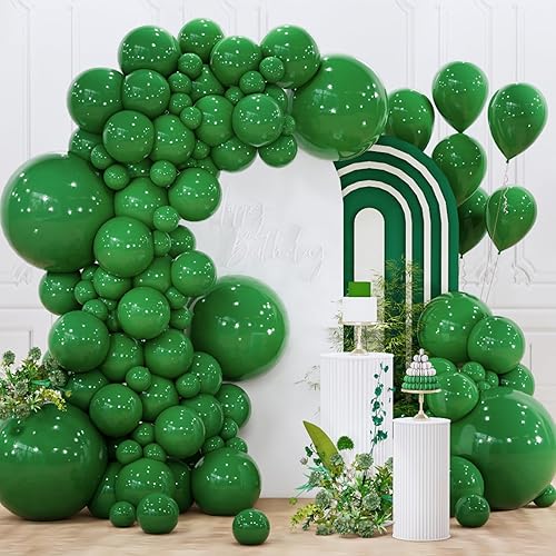 Miniatura 84 de PartyWoo Globos Verde Azulado 140 Piezas Diferentes Tamaños de 18 12 10 5 Pulgadas Turquesa Verde Azulado Oscuro Kit de Arco de Globos para Baby