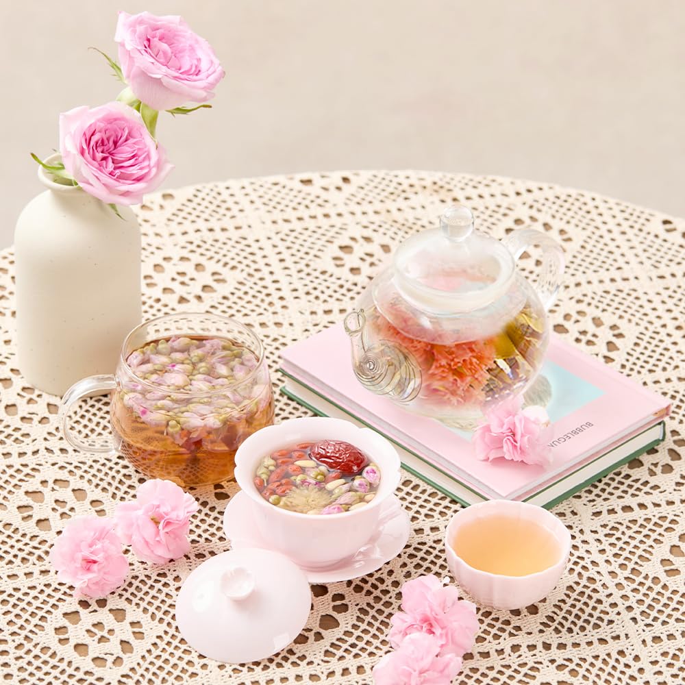 Amazon.co.jp: 【公式】リムテー ギフト 工芸茶 花咲くお茶 花茶1種 八