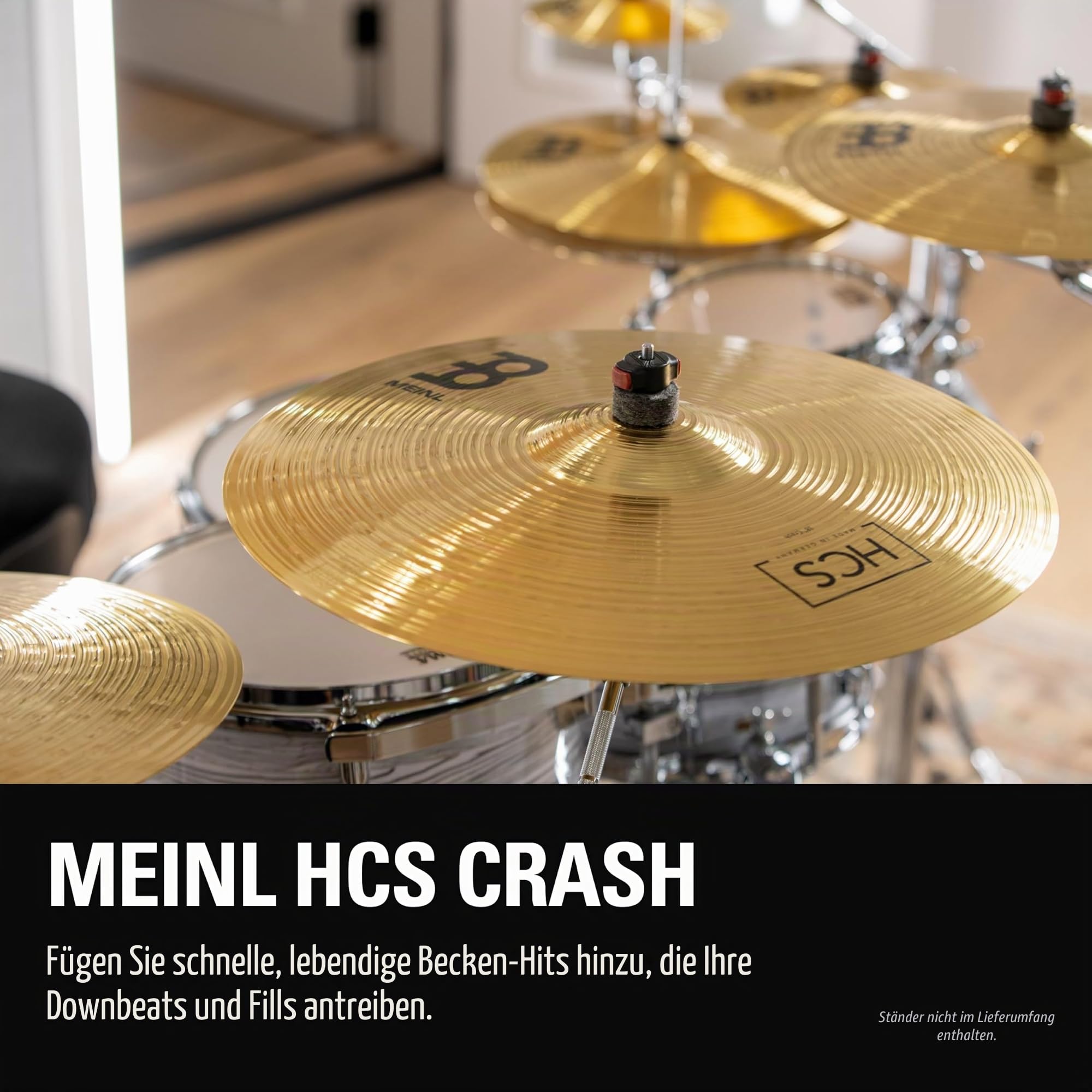 Meinl Cymbals HCS18C HCS Serie 45,72 cm (18 Zoll) Crash Becken